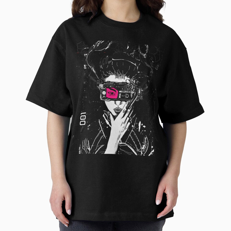 Cyberpunk Vaporwave Modern Urban anime manga by Dog - Adult & Kids T-Shirts, Sweatshirts & Hoodies apparel design preview 2