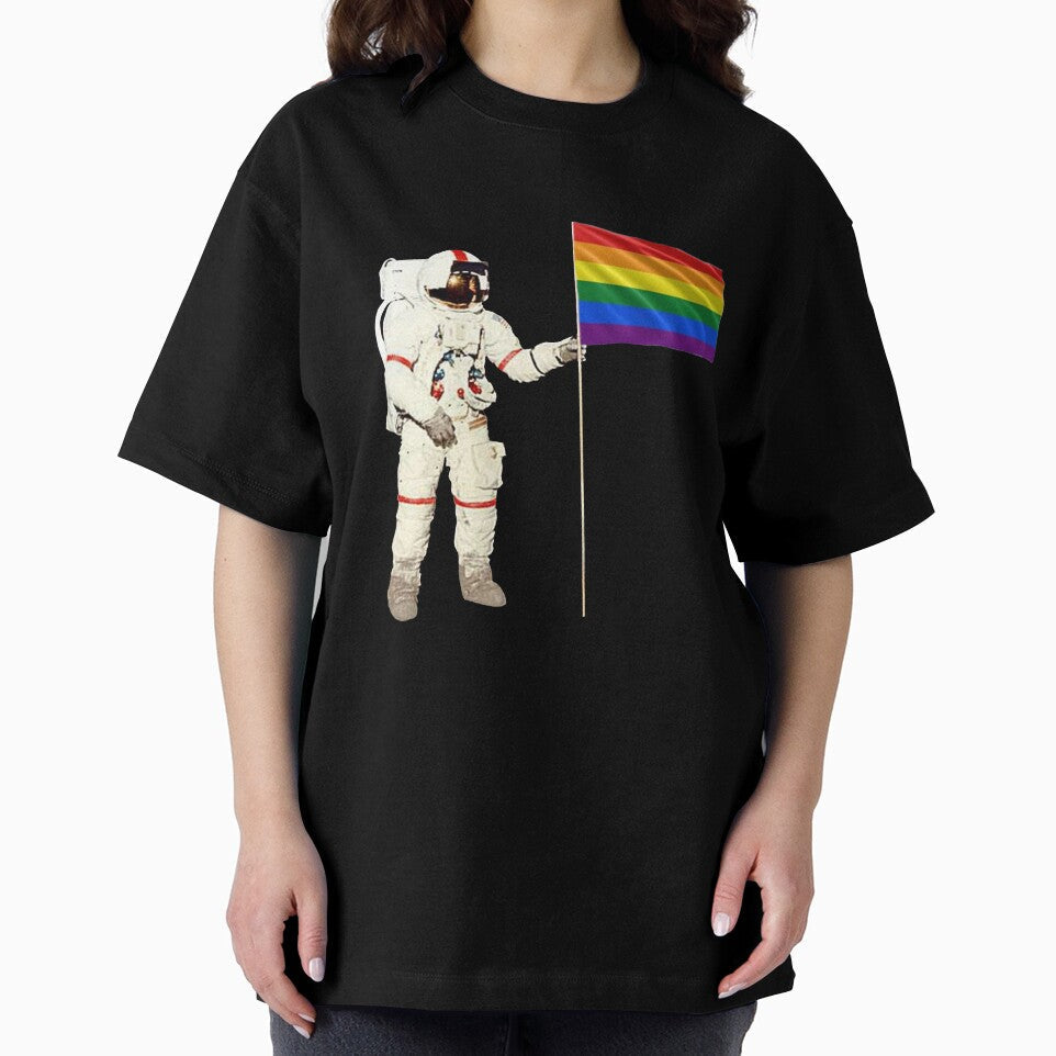 Moon Landing Pride by Ellie Martin - Adult & Kids T-Shirts, Sweatshirts & Hoodies apparel design preview 2
