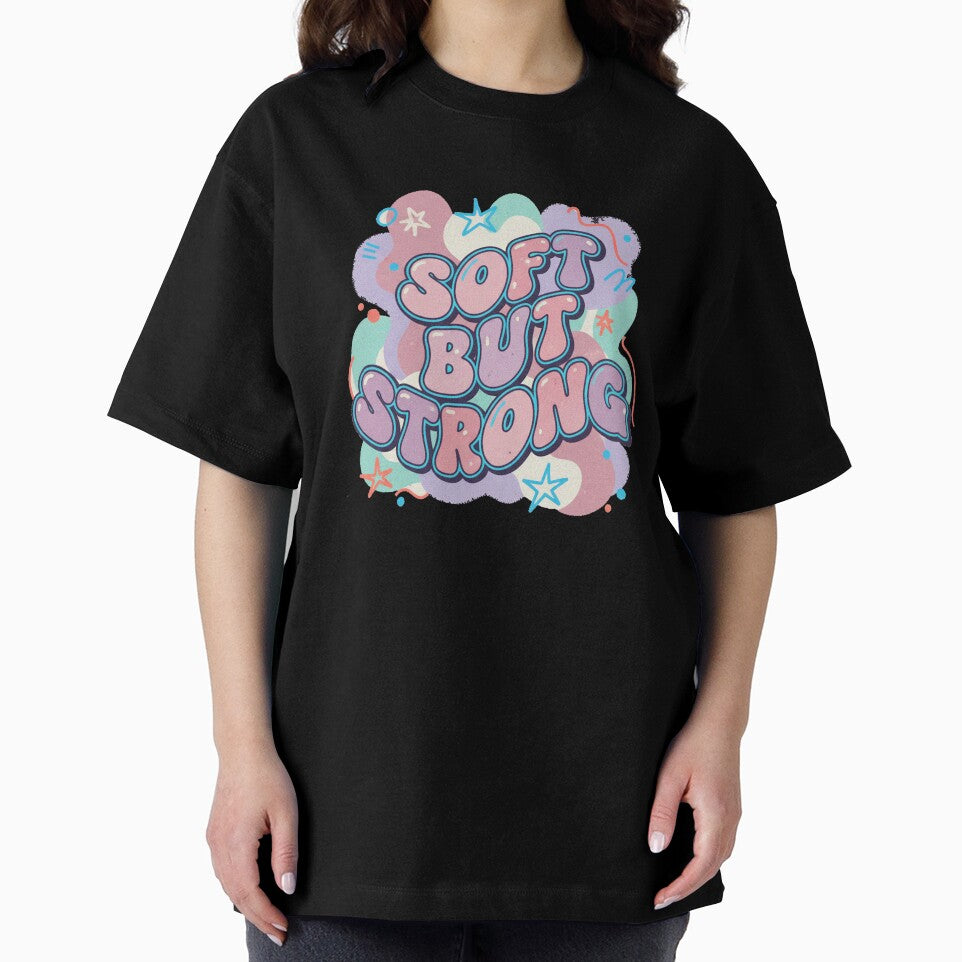 Soft But Strong Artists Creatives by Maisy Designs - Adult & Kids T-Shirts, Sweatshirts & Hoodies apparel design preview 2