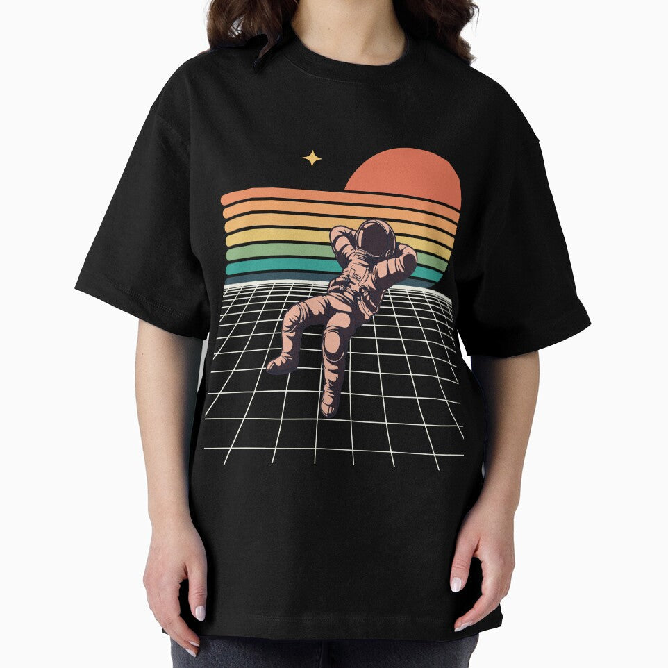 An astronaut's day in space by Similce - Adult & Kids T-Shirts, Sweatshirts & Hoodies apparel design preview 2