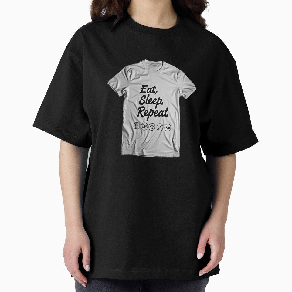 Eat, Sleep, Repeat Design by Teeshirtstoday.com - Adult & Kids T-Shirts, Sweatshirts & Hoodies apparel design preview 2