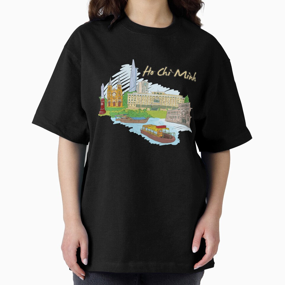 Ho Chi Minh Beautiful Places Around The World by - Adult & Kids T-Shirts, Sweatshirts & Hoodies apparel design preview 2