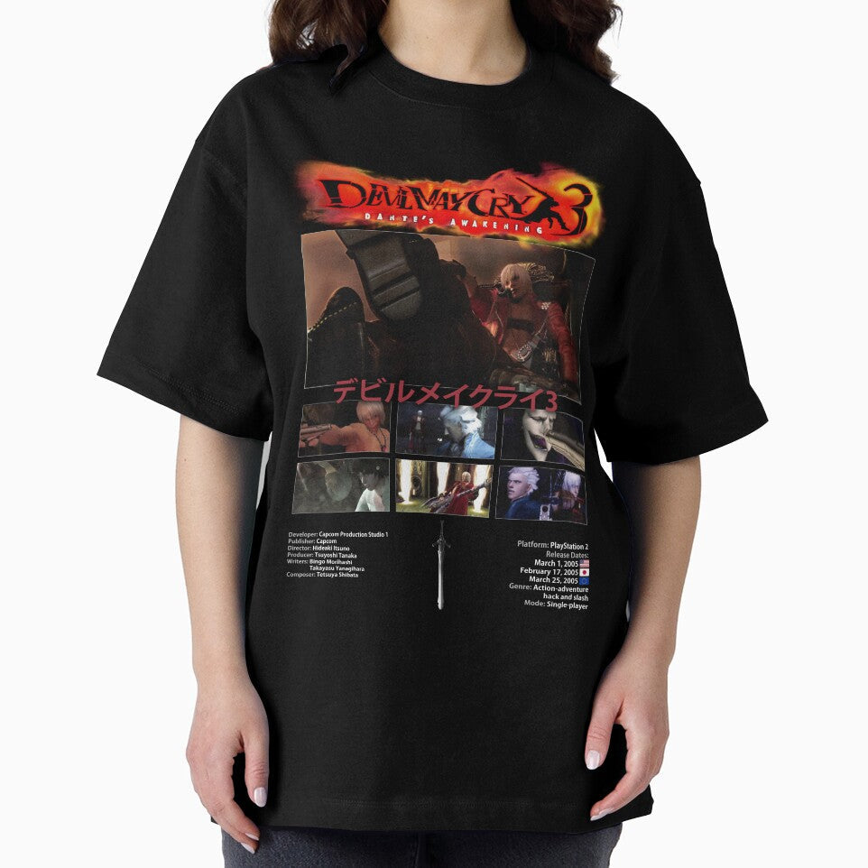 Devil May Cry 3 Gaming Art by WHAT THE - Adult & Kids T-Shirts, Sweatshirts & Hoodies apparel design preview 2