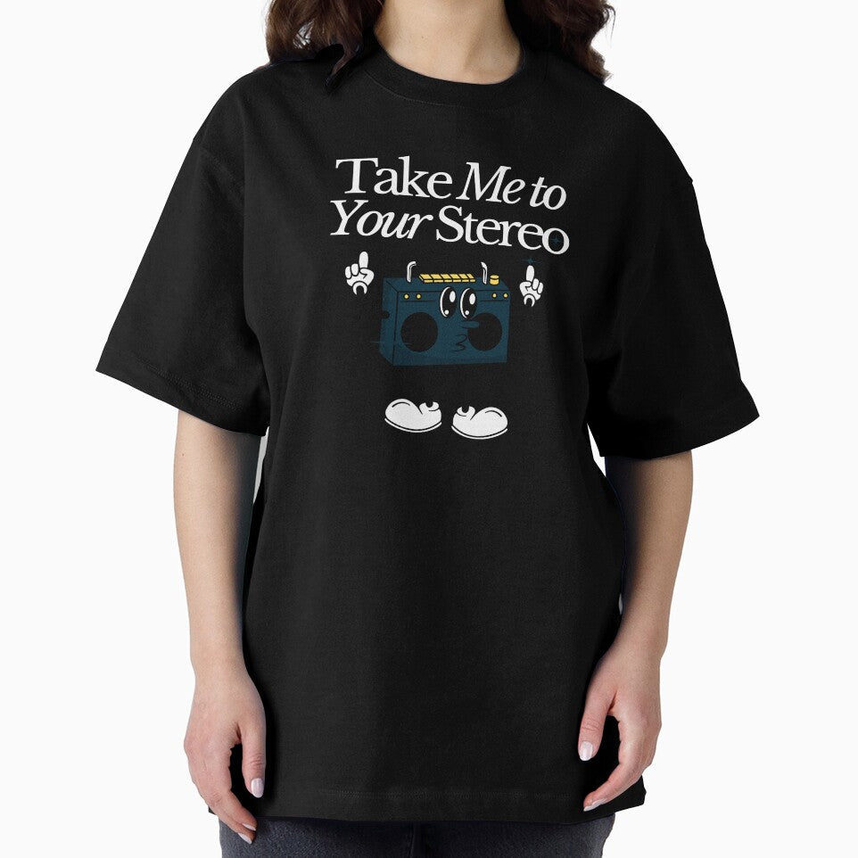 Take Me to Your Stereo by Sparkly-Station - Adult & Kids T-Shirts, Sweatshirts & Hoodies apparel design preview 2