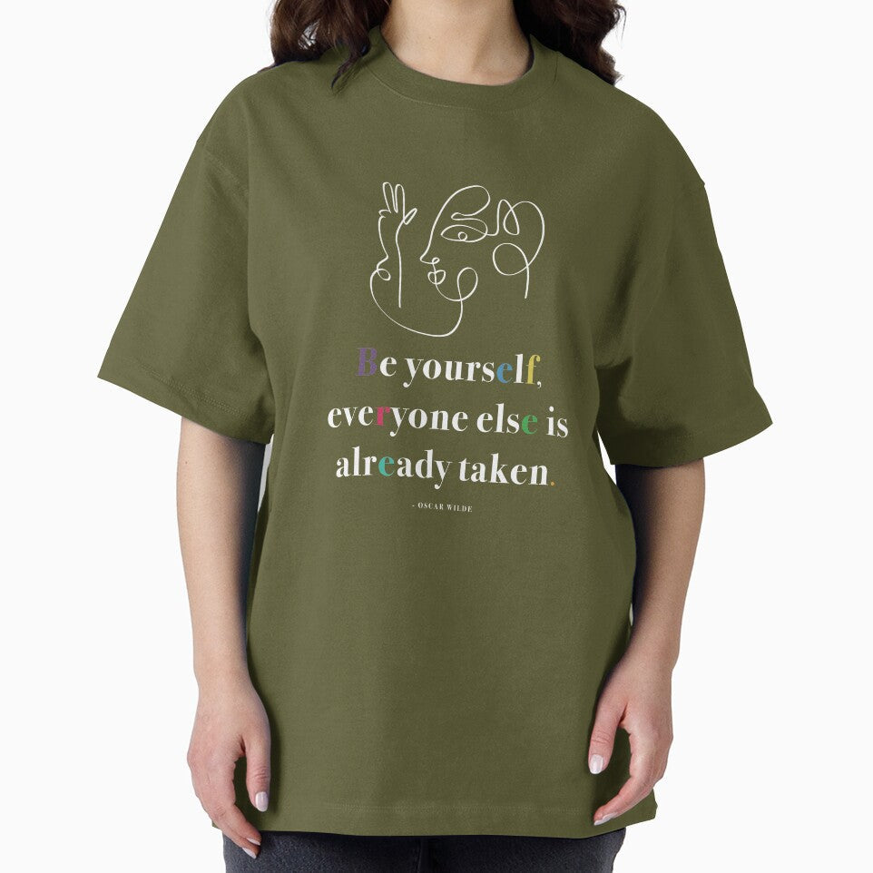 Be Yourself, Everyone Else is Already Taken Oscar - Adult & Kids T-Shirts, Sweatshirts & Hoodies apparel design preview 2