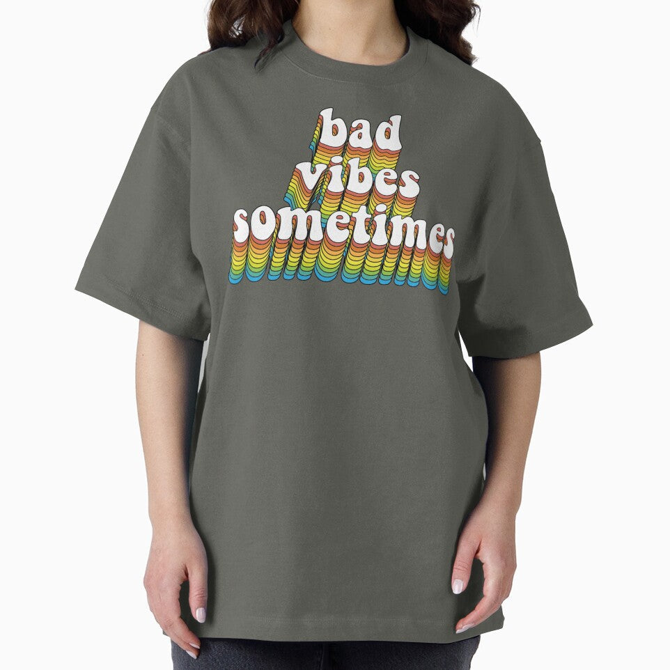 Bad Vibes Sometimes by BumpleStickles - Adult & Kids T-Shirts, Sweatshirts & Hoodies apparel design preview 2