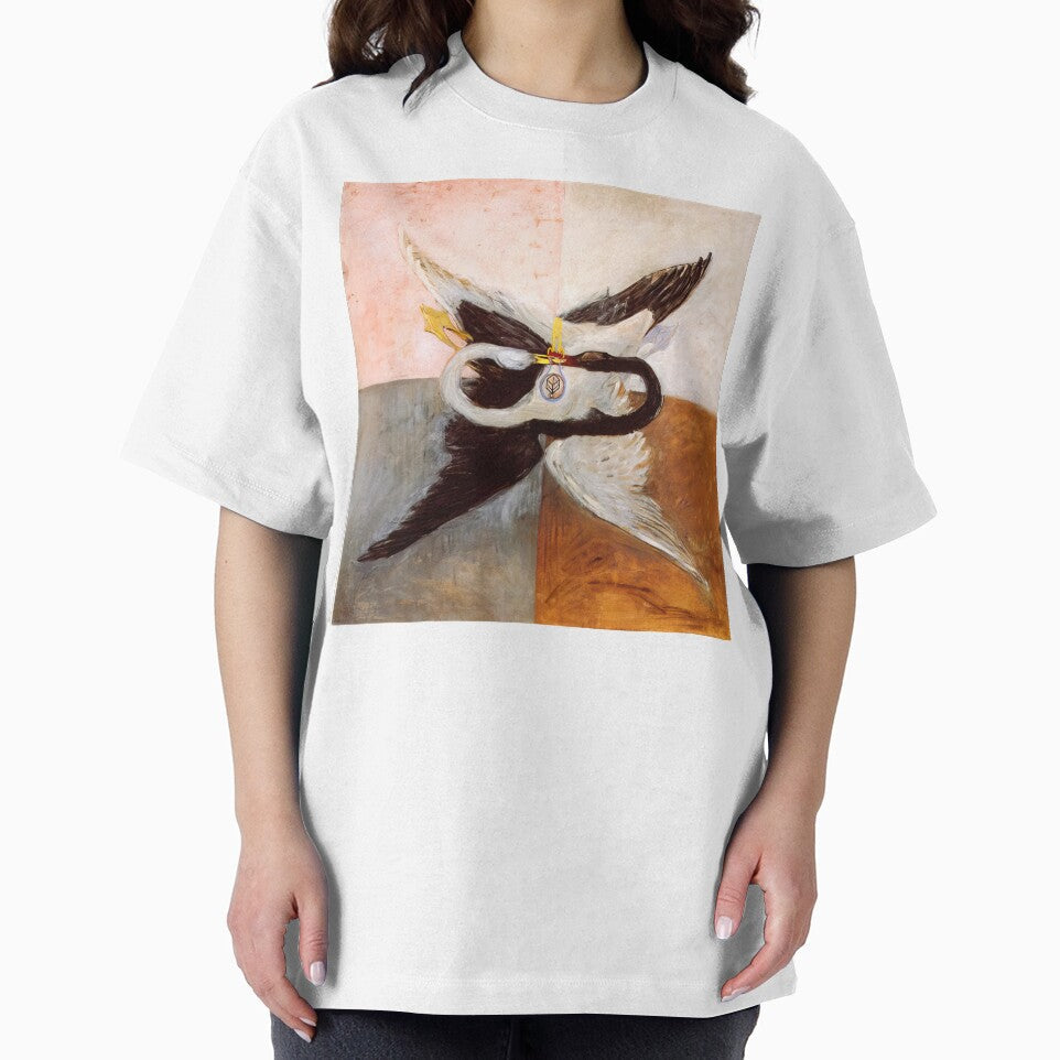 Svanen 1914 Hilma af Klint by nebelimr - Adult & Kids T-Shirts, Sweatshirts & Hoodies apparel design preview 2