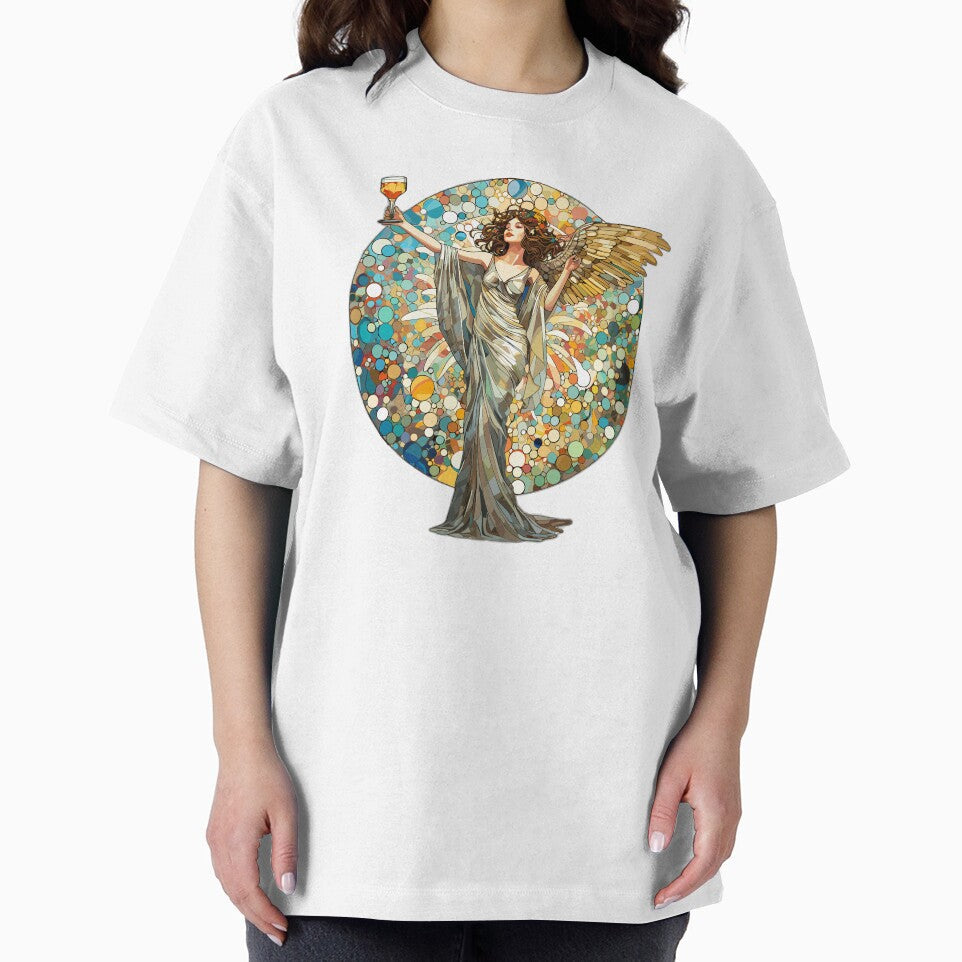 Party Angel Elysiana by GuybrushT - Adult & Kids T-Shirts, Sweatshirts & Hoodies apparel design preview 2