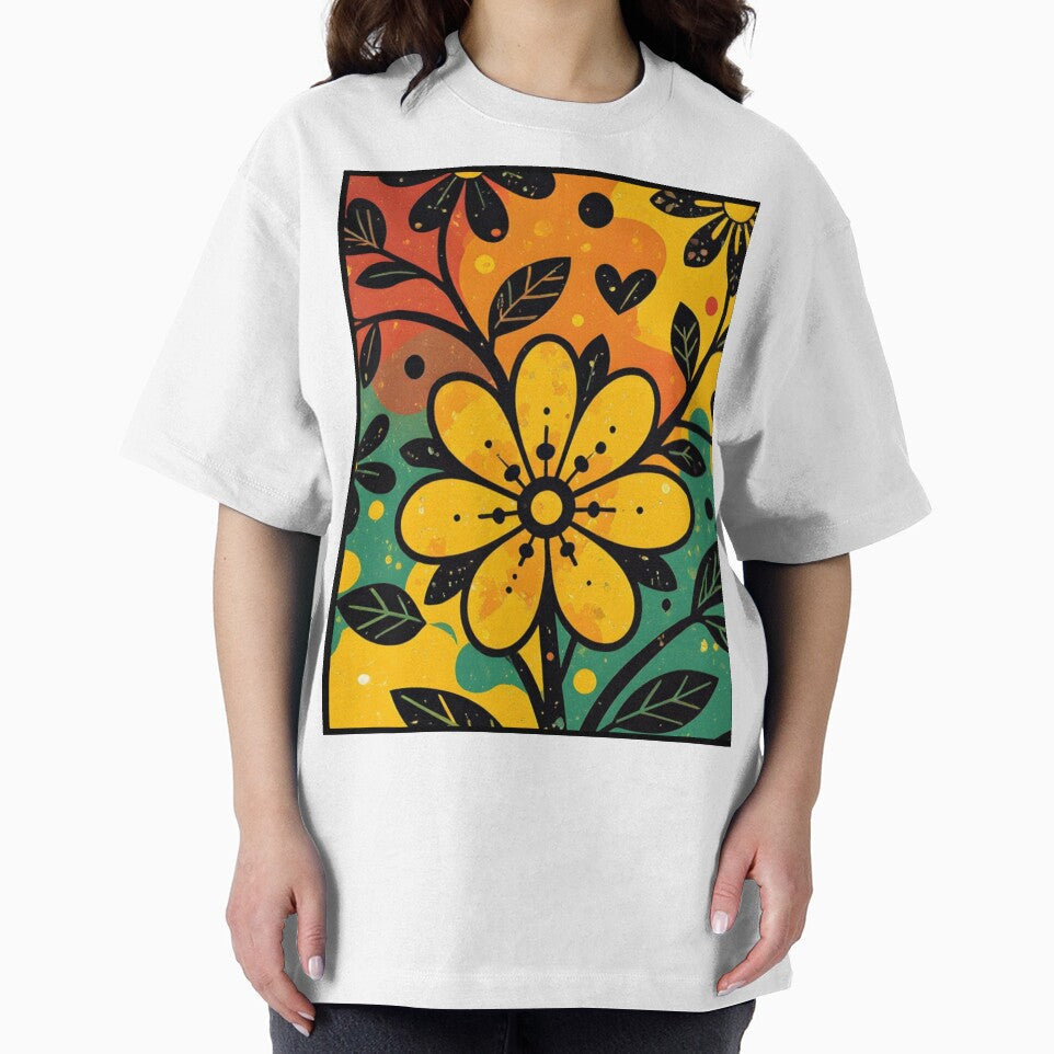 Flower modern art by ItsAllYellow - Adult & Kids T-Shirts, Sweatshirts & Hoodies apparel design preview 2