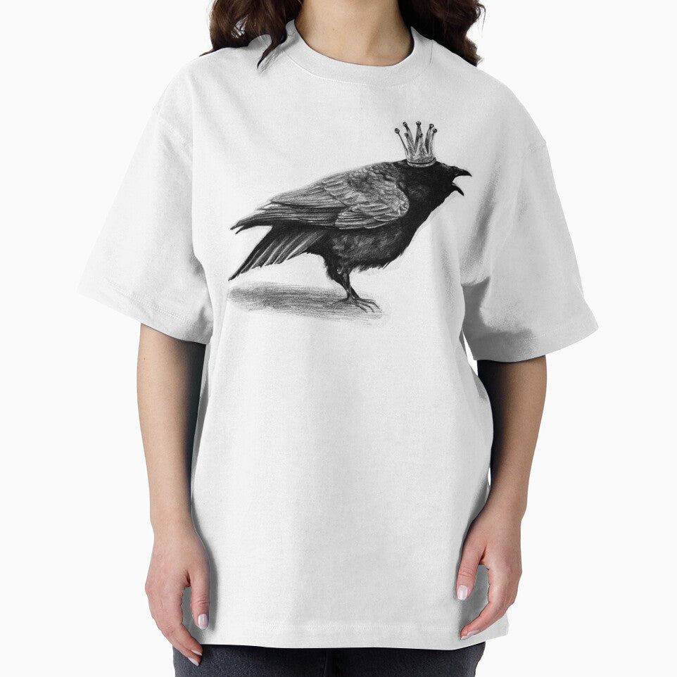 Crow in crown by AnnaShell - Adult & Kids T-Shirts, Sweatshirts & Hoodies apparel design preview 2