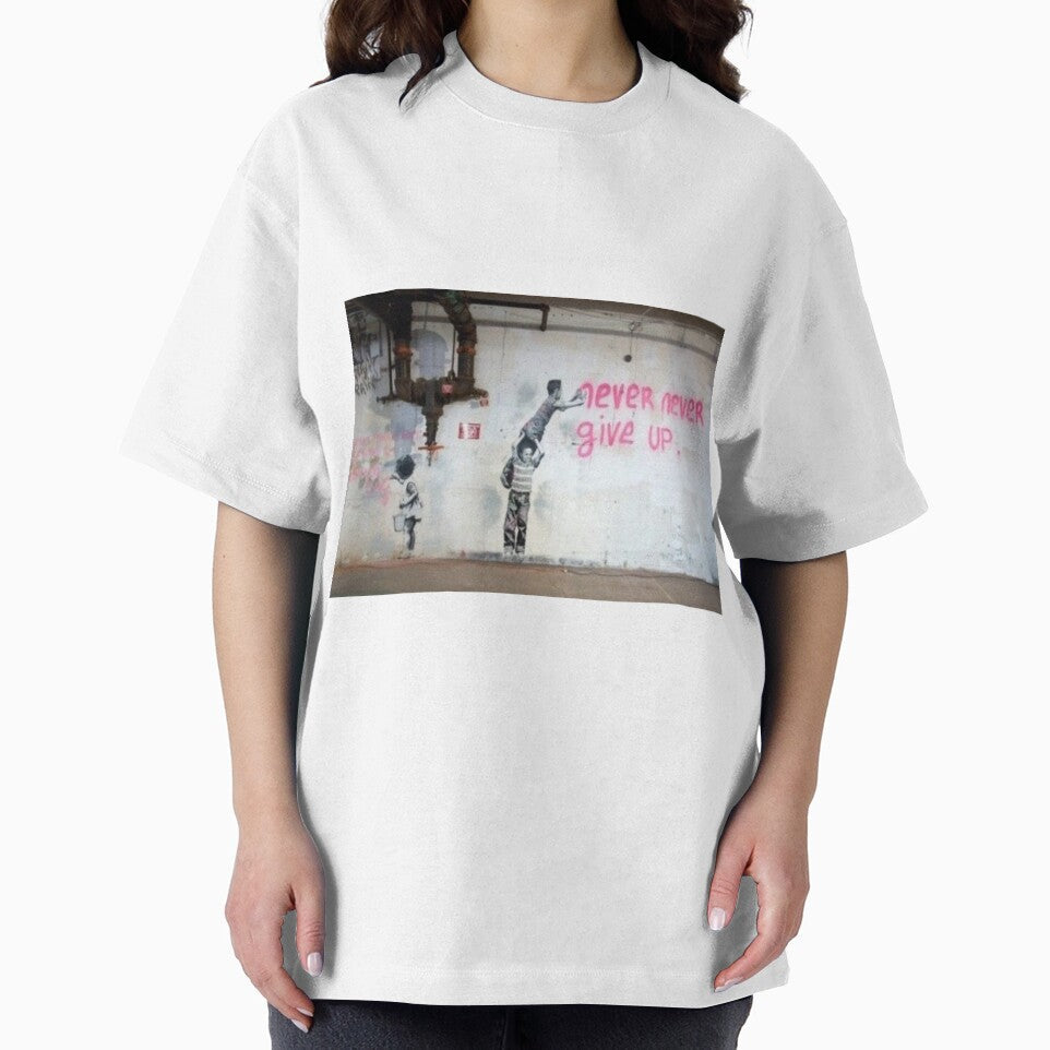 Bansky street art by sranje - Adult & Kids T-Shirts, Sweatshirts & Hoodies apparel design preview 2