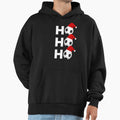 Ho Ho Ho Funny Soccer Hoodie - Streetwear Style for Adults - T-Shirt, Sweatshirt, Hoodie