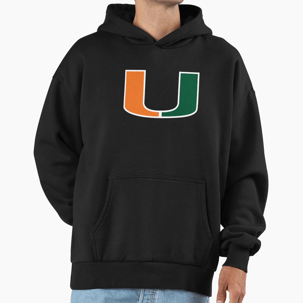 U Miami Hoodie - Graphic Print Unisex - T-Shirt, Sweatshirt, Hoodie