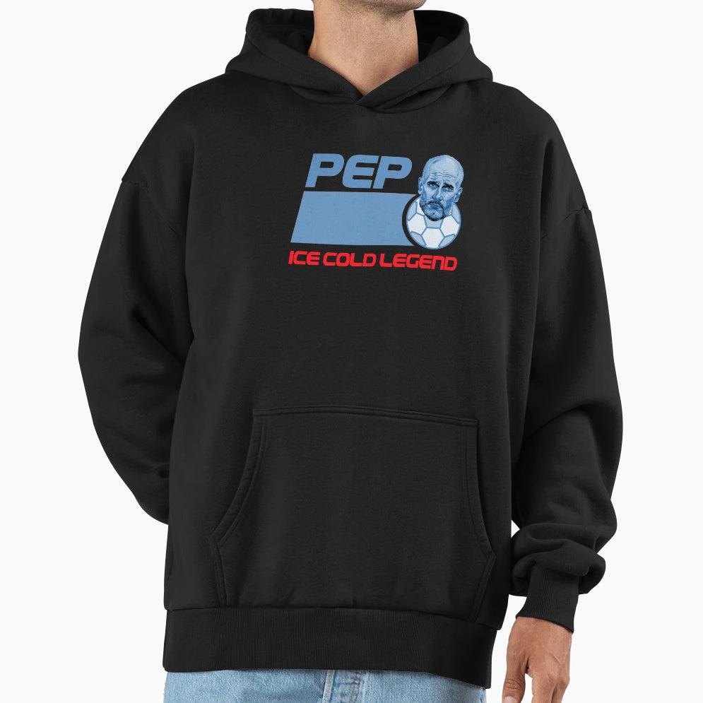 Pep Ice Cold Legend Hoodie - Trendy Graphic for Adults - T-Shirt, Sweatshirt, Hoodie