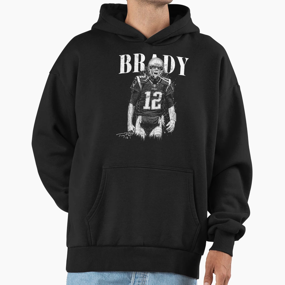 TB Football New England Patriots Hoodie - Casual Everyday Wear for Adults - T-Shirt, Sweatshirt, Hoodie