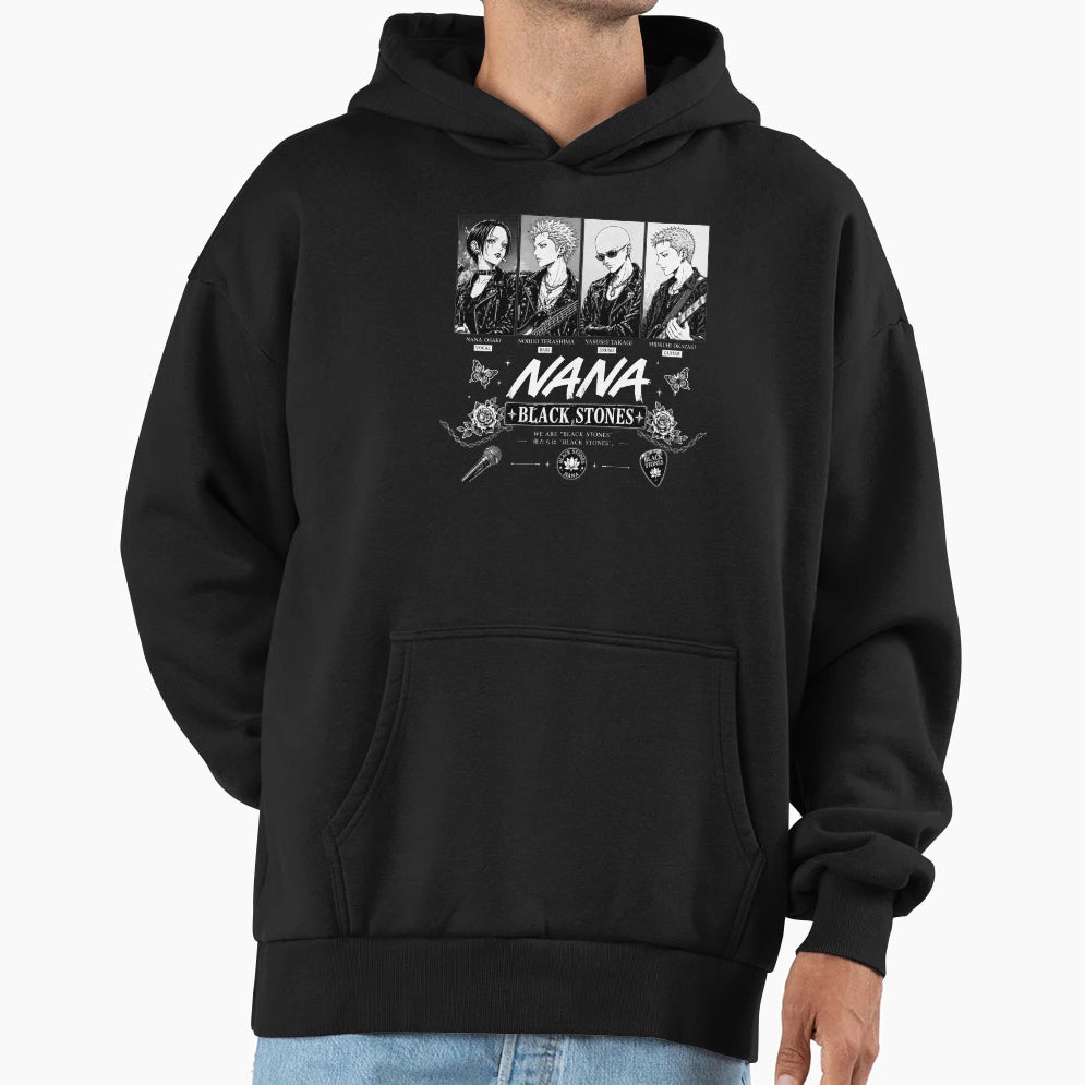 Nana Friendship Hoodie - Minimalist Print Men Women - T-Shirt, Sweatshirt, Hoodie
