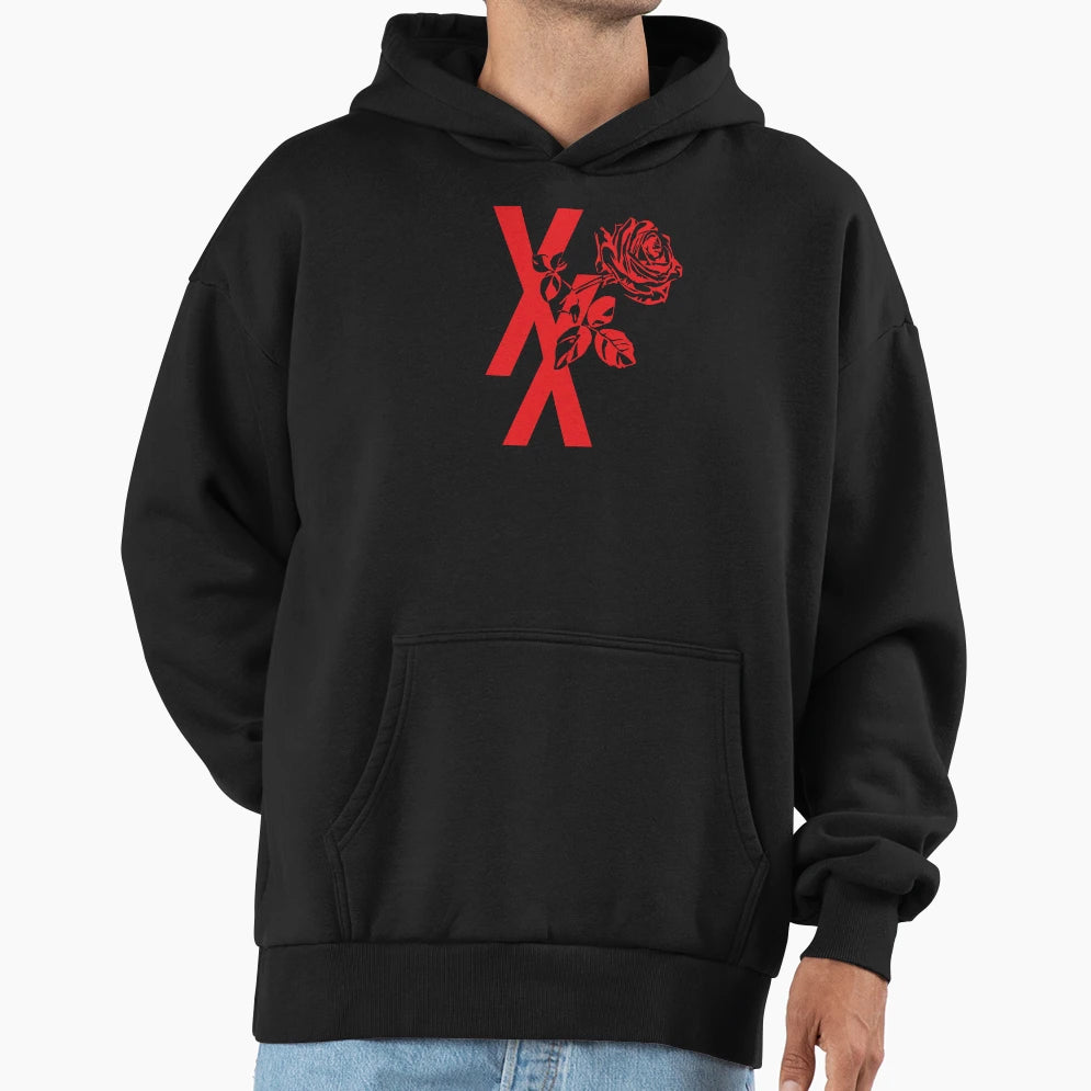 Mgk Xx Red Hoodie - Minimalist Print Unisex - T-Shirt, Sweatshirt, Hoodie