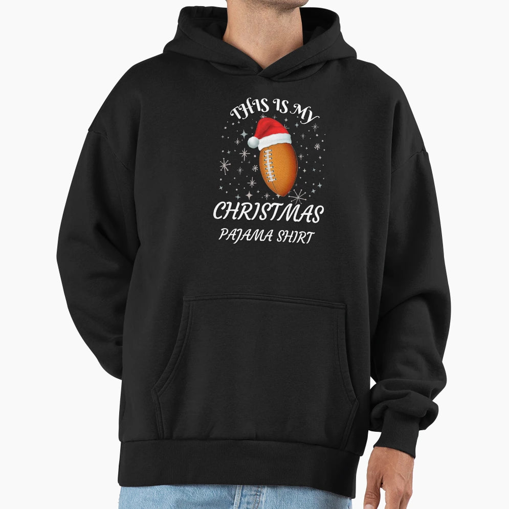 Merry Football Fan Hoodie - Novelty Apparel for Adults - T-Shirt, Sweatshirt, Hoodie