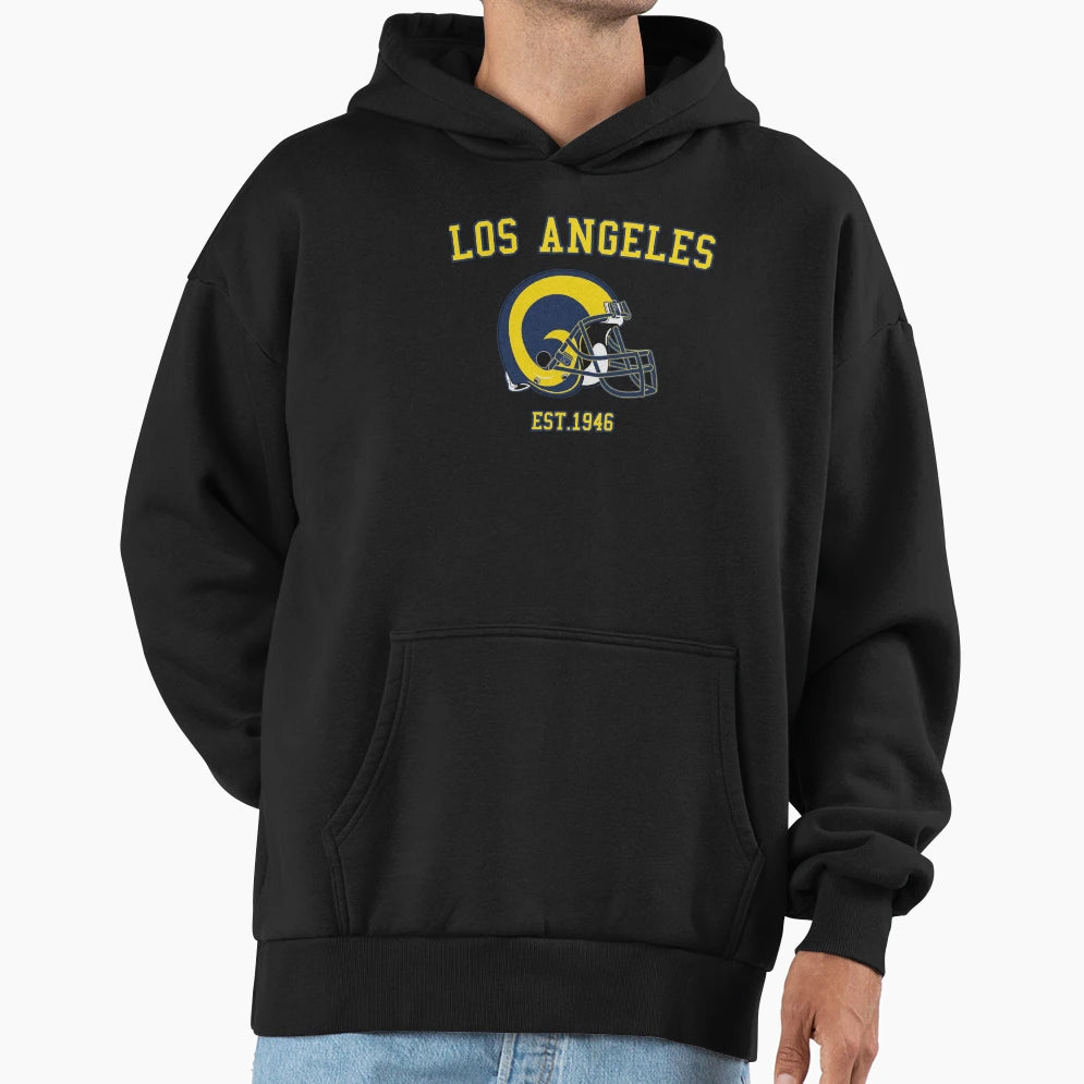 La Rams Hoodie - Aesthetic Graphic for Adults - T-Shirt, Sweatshirt, Hoodie