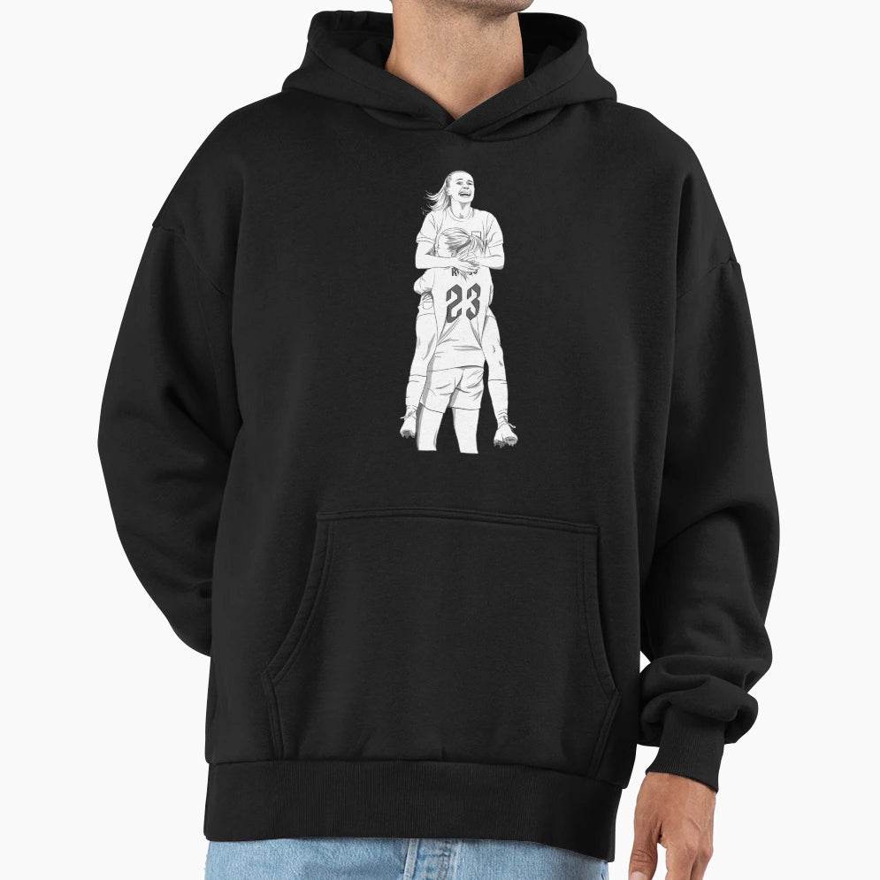 Ella Toone And Alessia Russo Hoodie - Casual Everyday Wear for Adults - T-Shirt, Sweatshirt, Hoodie