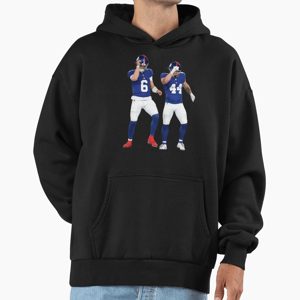 Cam Skattebo Jaxson Dart New York Giants Hoodie - Novelty Apparel Men Women - T-Shirt, Sweatshirt, Hoodie
