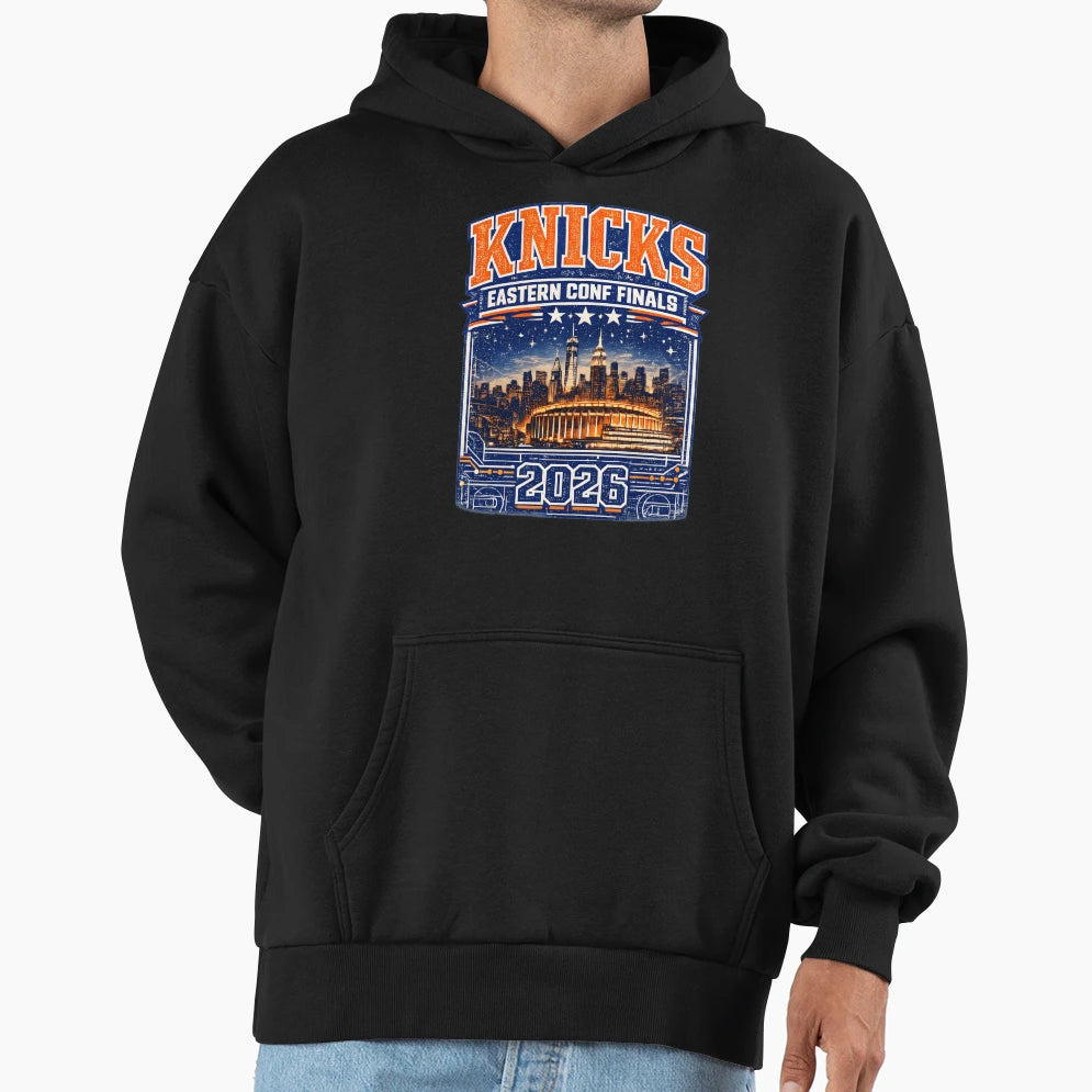 Knicks Eastern Conf Finals 2026 New York Hoodie - Graphic Print Men Women - T-Shirt, Sweatshirt, Hoodie