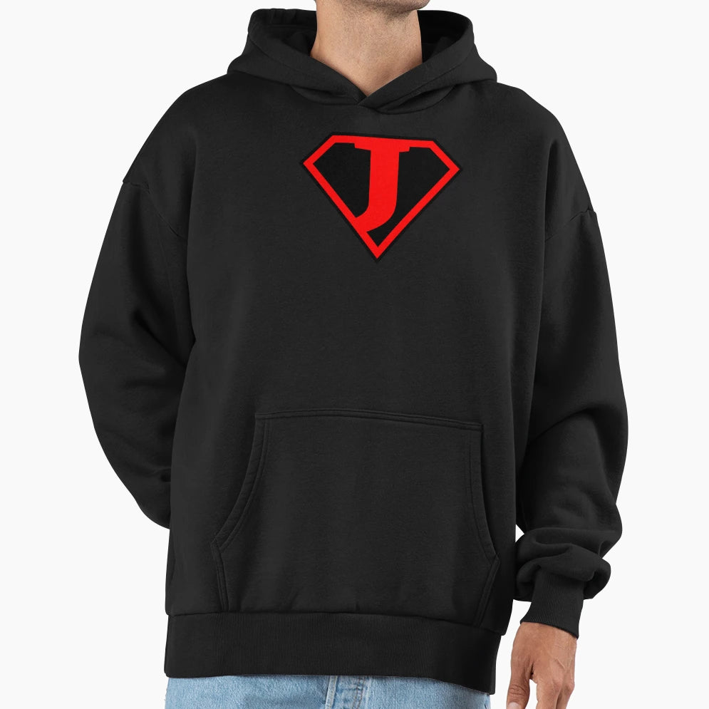 Letter J Super Letter Vol 3 Hoodie - Unique Graphic Unisex - T-Shirt, Sweatshirt, Hoodie