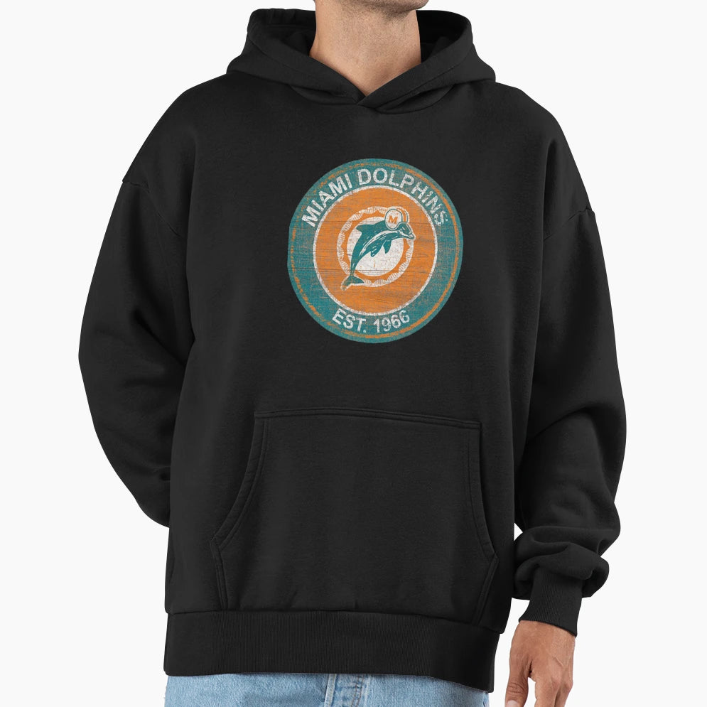 Art Miami Dolphins Hoodie - Trendy Graphic Unisex - T-Shirt, Sweatshirt, Hoodie