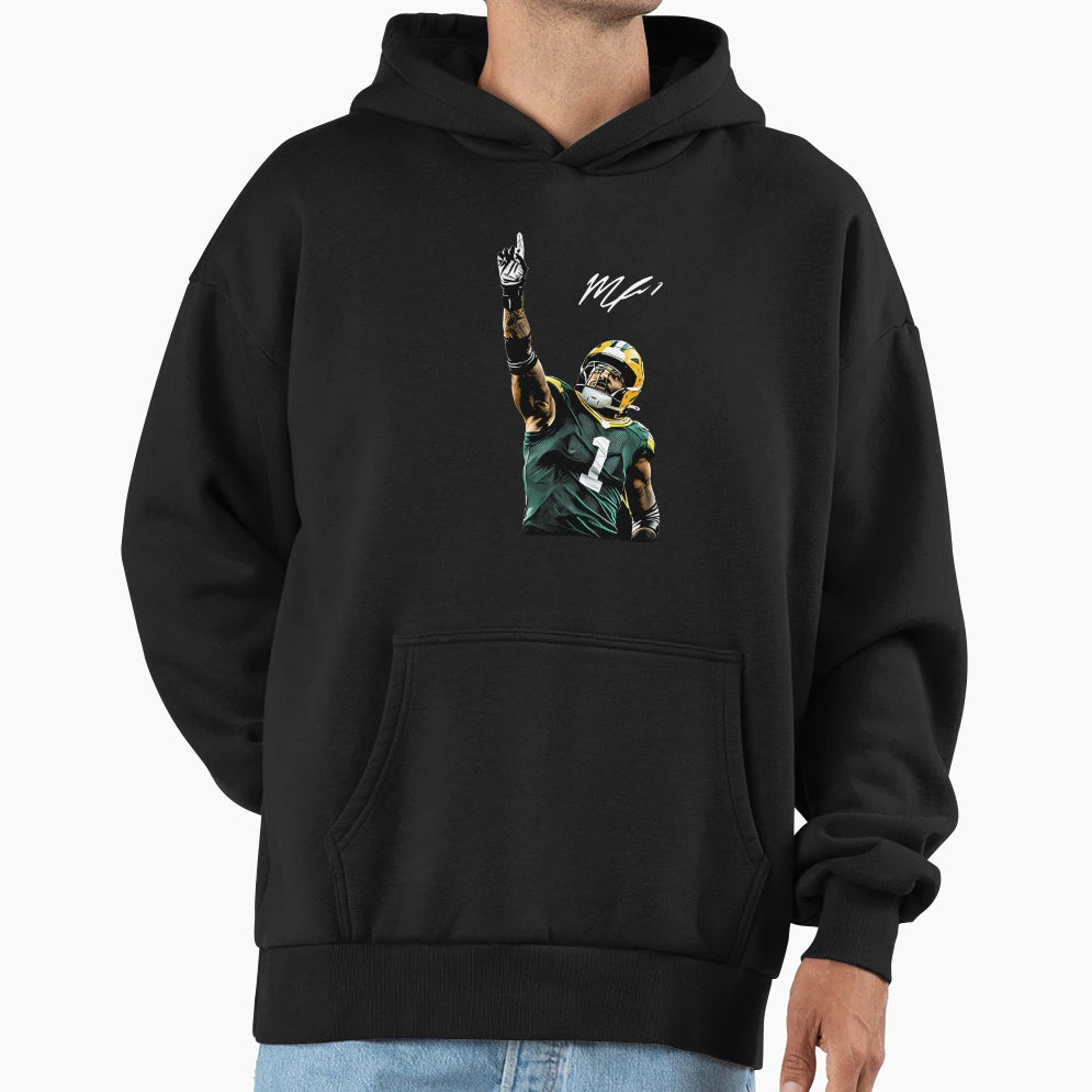 MP One Up Signature Hoodie - Fun Novelty Design for Adults - T-Shirt, Sweatshirt, Hoodie