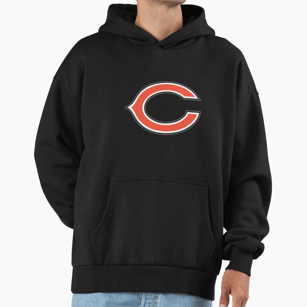 Chicago Bears Logo Hoodie - Fun Novelty Design for Adults - T-Shirt, Sweatshirt, Hoodie