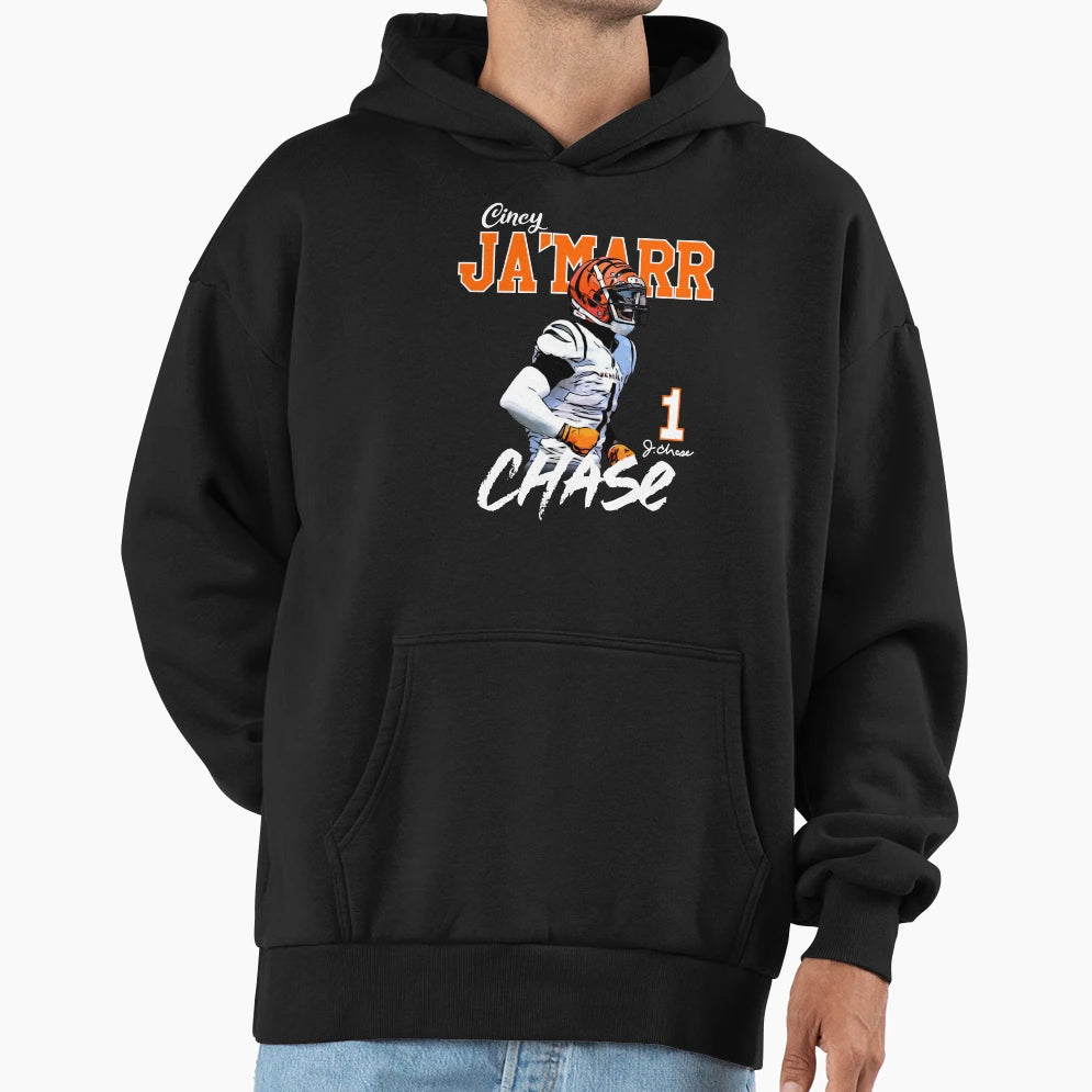 Jamarr Chase Hoodie - Custom Art Print Unisex - T-Shirt, Sweatshirt, Hoodie