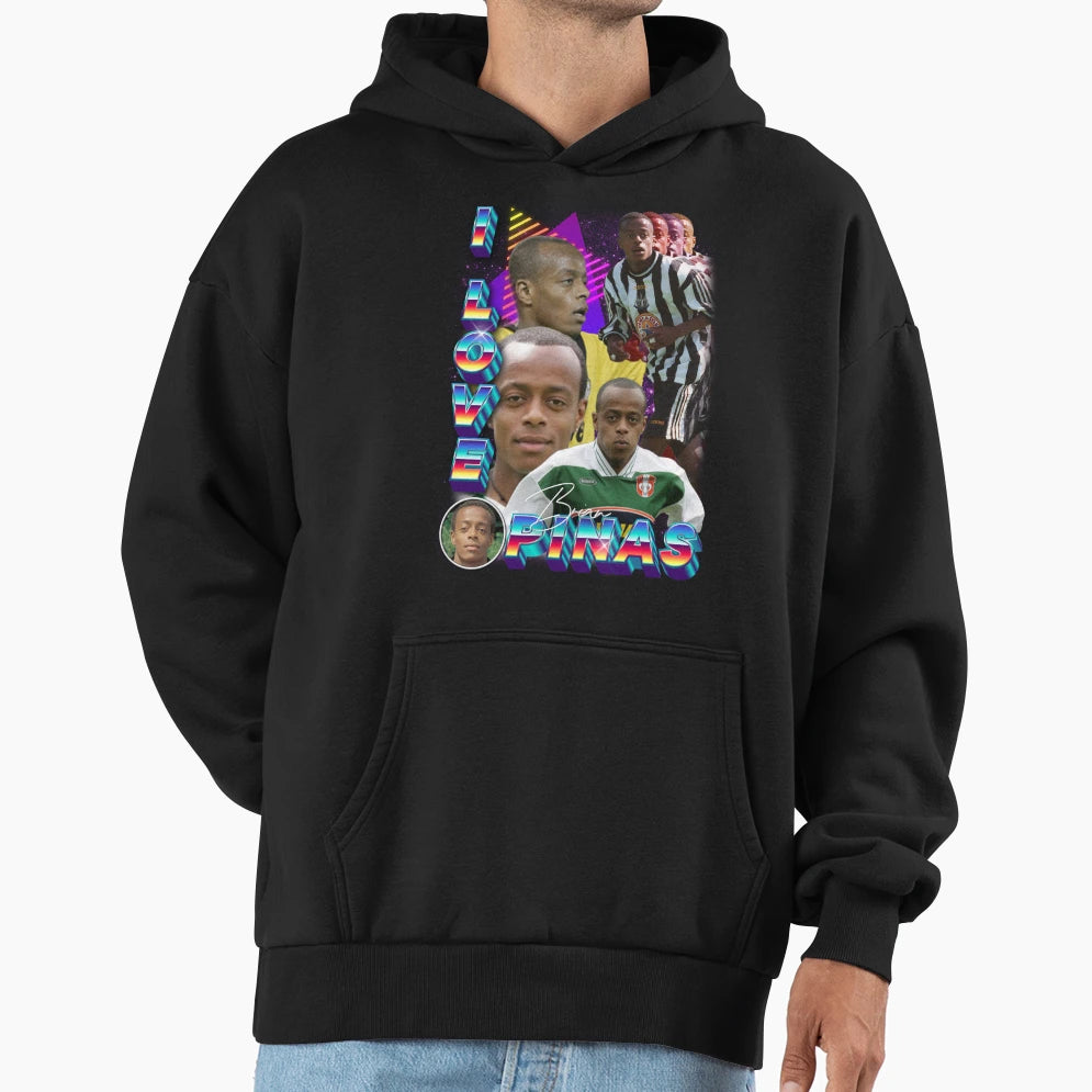 I Love Pinas Football Bootleg Hoodie - Aesthetic Graphic Men Women - T-Shirt, Sweatshirt, Hoodie