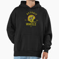 Defunct Series Detroit Wheels Hoodie - Trendy Graphic Men Women - T-Shirt, Sweatshirt, Hoodie