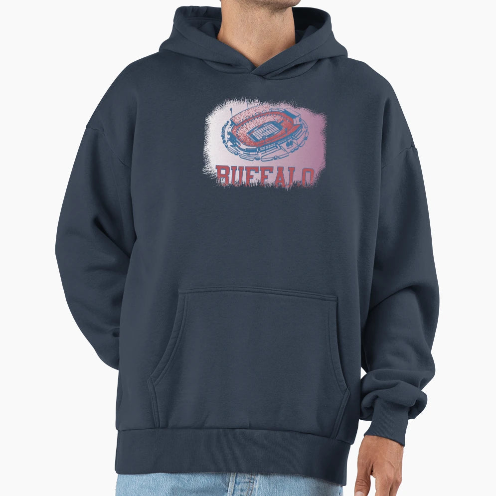Bills Stadium Hoodie - Novelty Apparel Men Women - T-Shirt, Sweatshirt, Hoodie