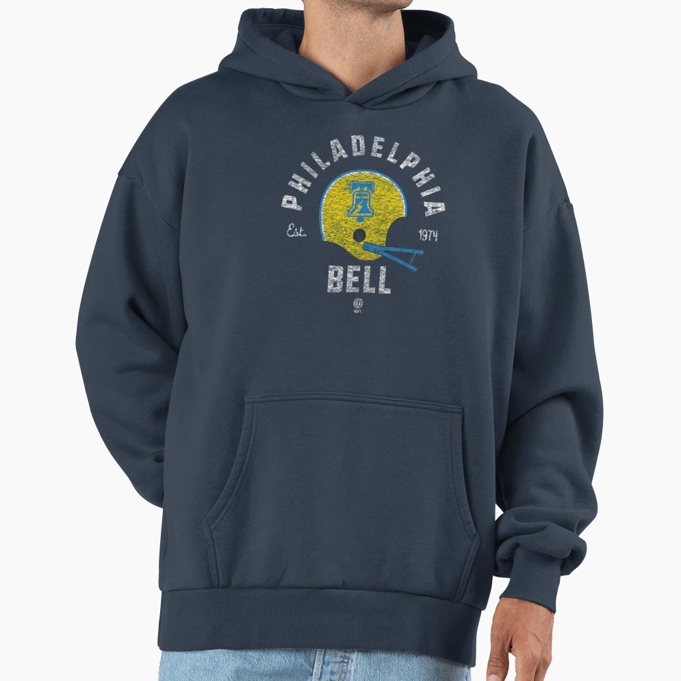 Defunct Series Philadelphia Bell Hoodie - Minimalist Print Men Women - T-Shirt, Sweatshirt, Hoodie