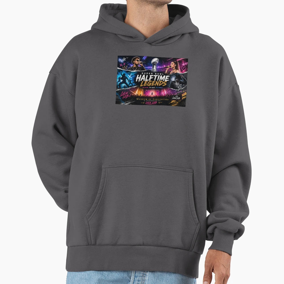 Halftime Legends Super Bowl Hoodie - Casual Everyday Wear Men Women - T-Shirt, Sweatshirt, Hoodie