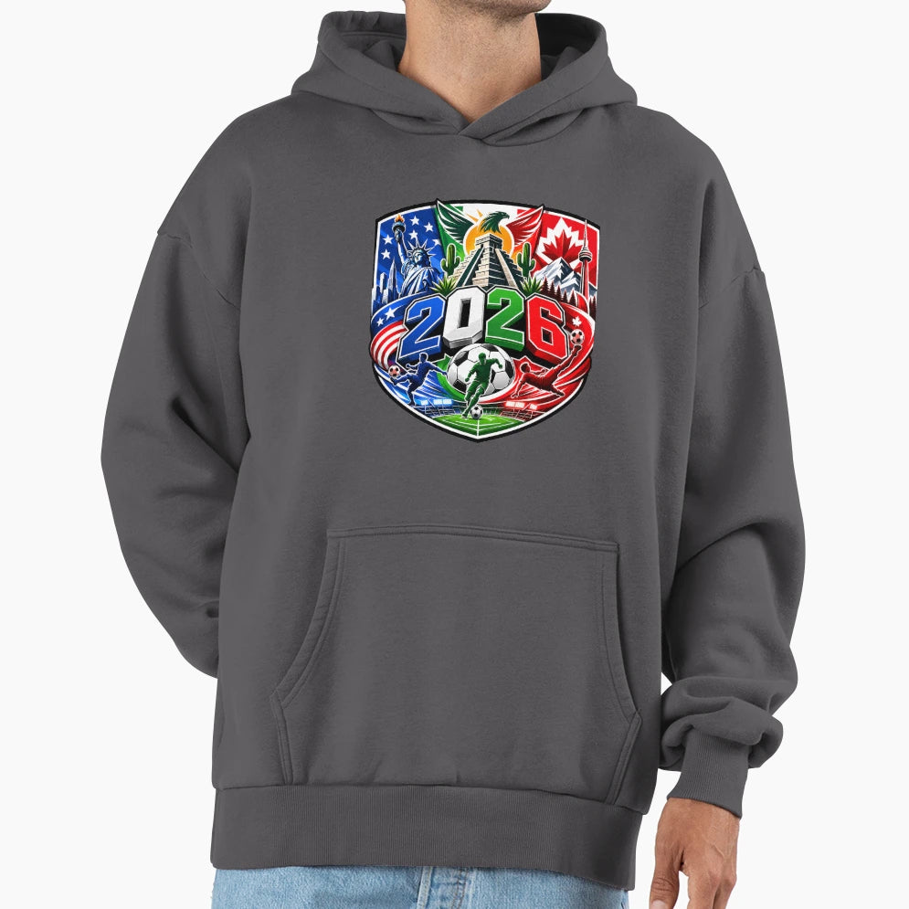Experience Football This 2026 Lets Hoodie - Aesthetic Graphic for Adults - T-Shirt, Sweatshirt, Hoodie
