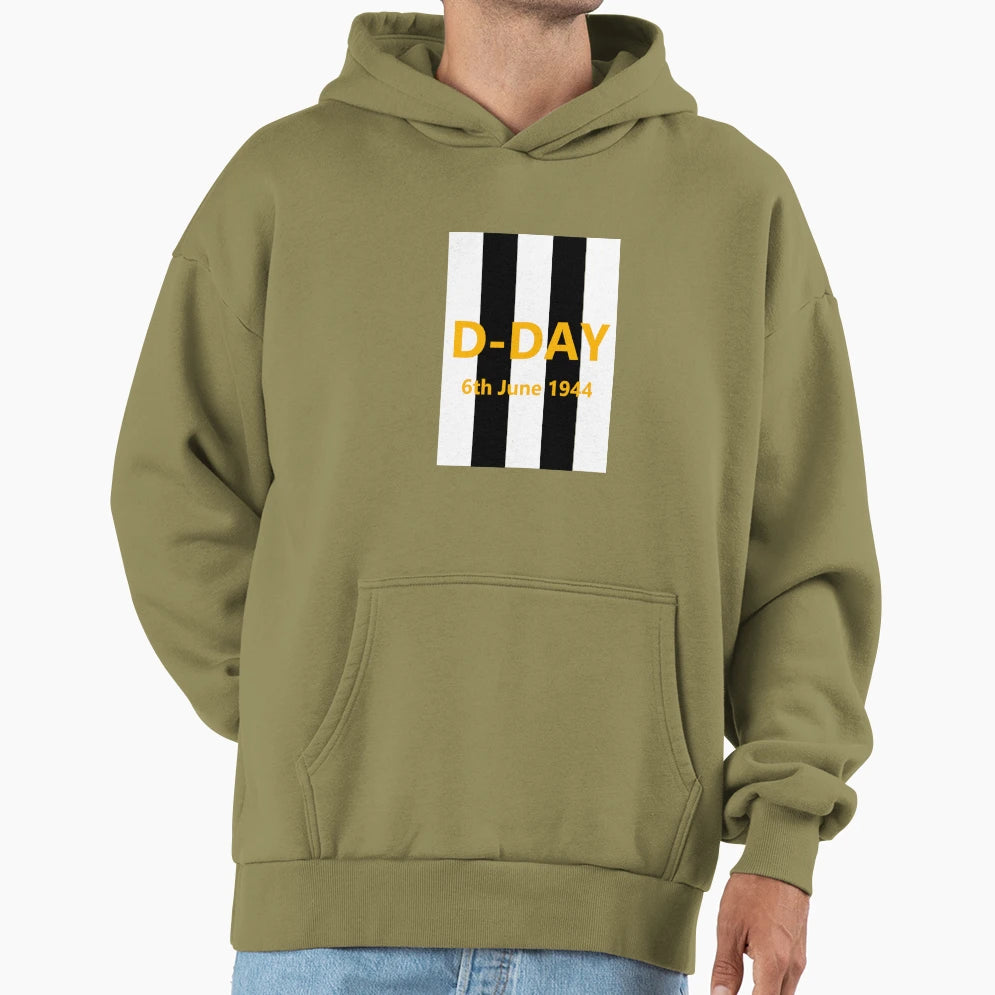 D Day 1944 Hoodie - Casual Everyday Wear Unisex - T-Shirt, Sweatshirt, Hoodie