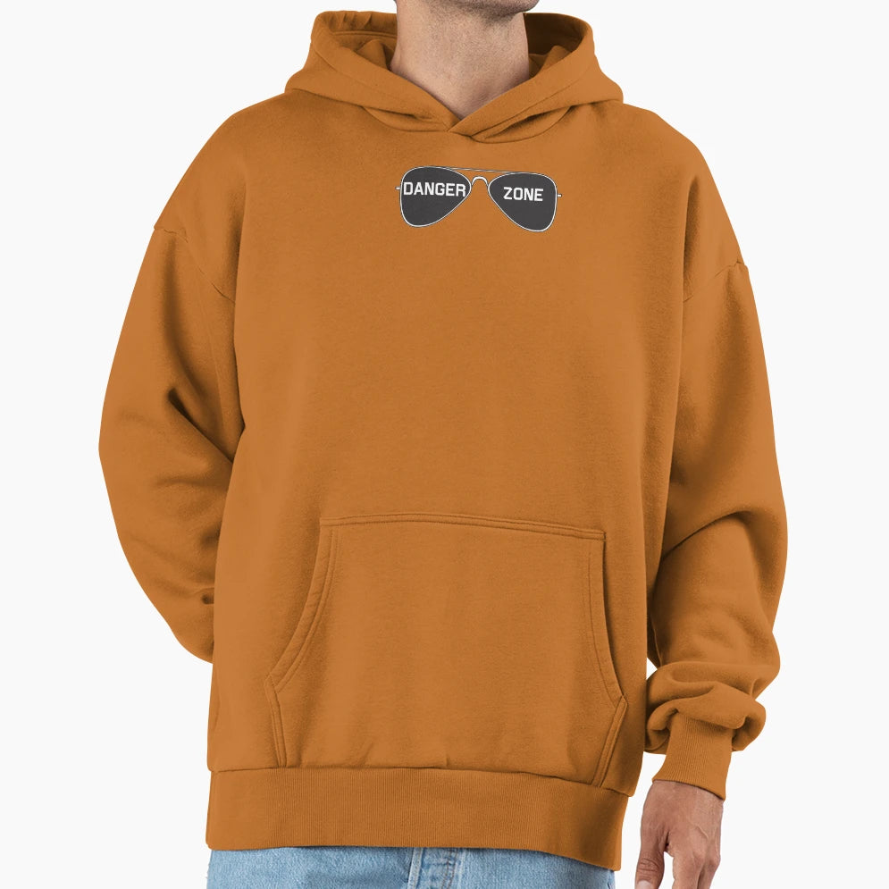 Danger Zone Hoodie - Trendy Graphic Unisex - T-Shirt, Sweatshirt, Hoodie