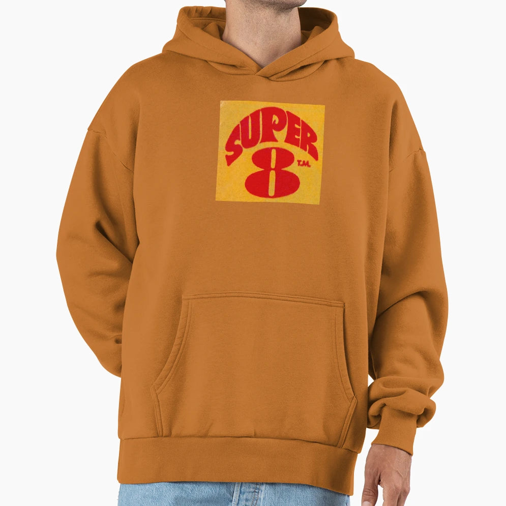 Super 8 Hoodie - Trendy Graphic Men Women - T-Shirt, Sweatshirt, Hoodie