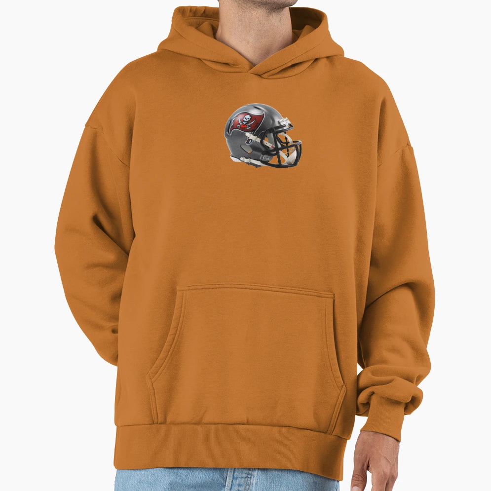 Helmet Buccaneers Icon Hoodie - Fun Novelty Design Unisex - T-Shirt, Sweatshirt, Hoodie