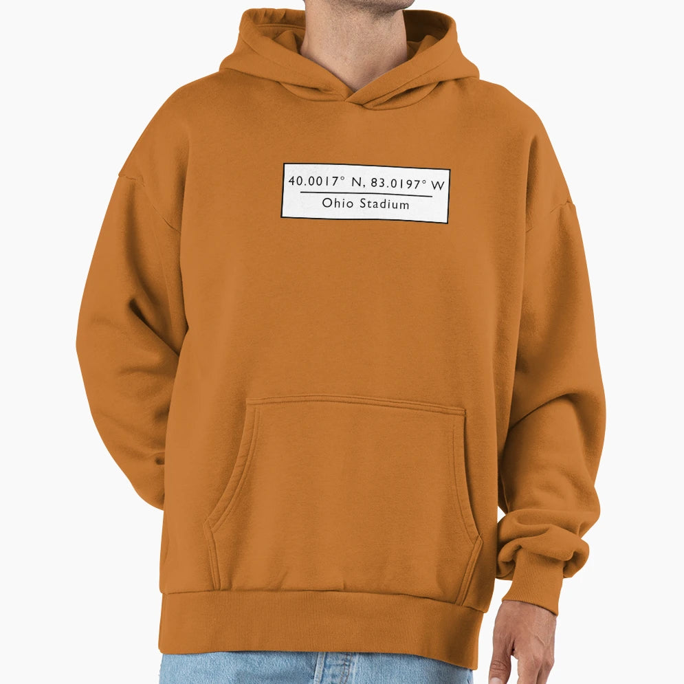 Ohio Stadium Hoodie - Minimalist Print Men Women - T-Shirt, Sweatshirt, Hoodie