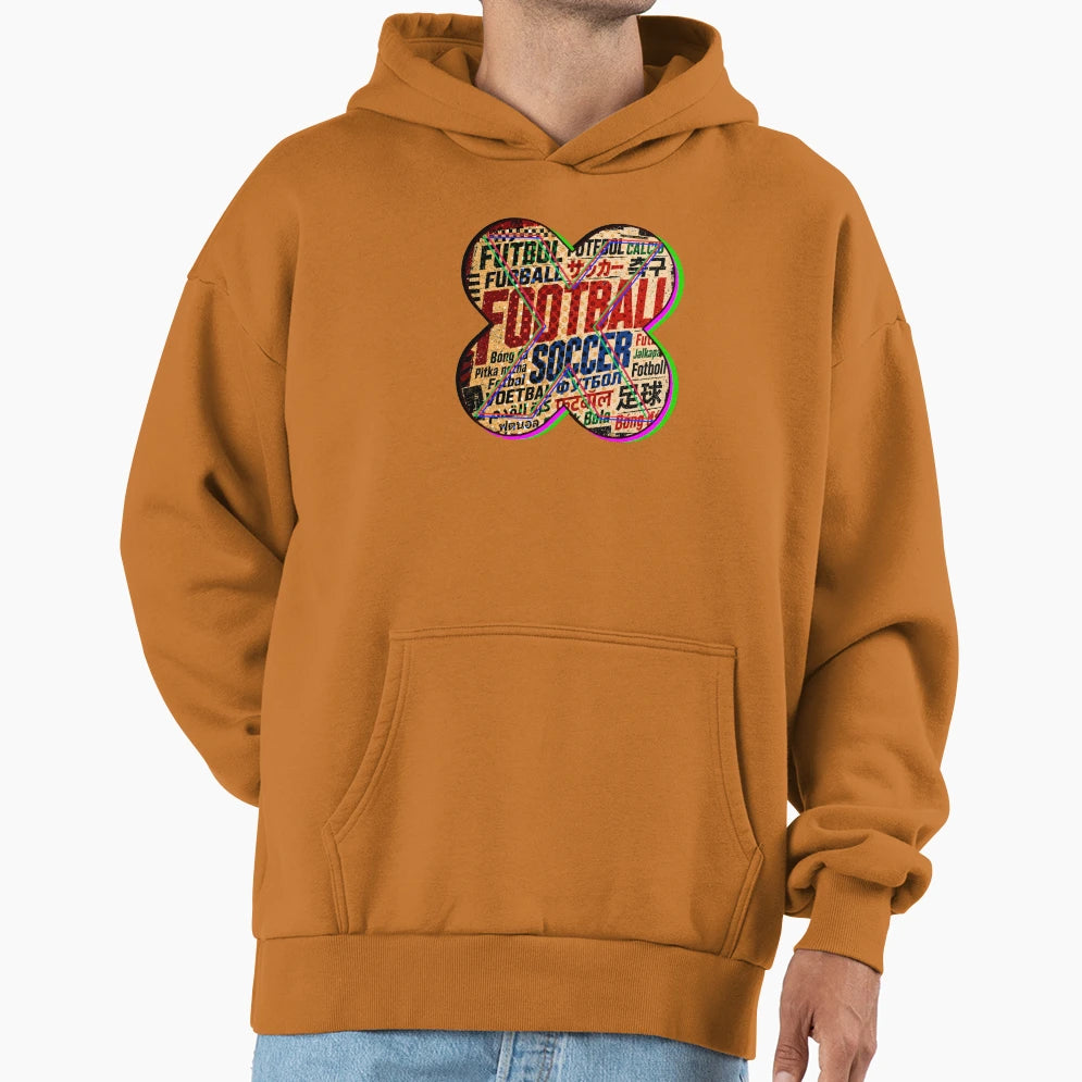 Football Is Language Hoodie - Unique Graphic Men Women - T-Shirt, Sweatshirt, Hoodie