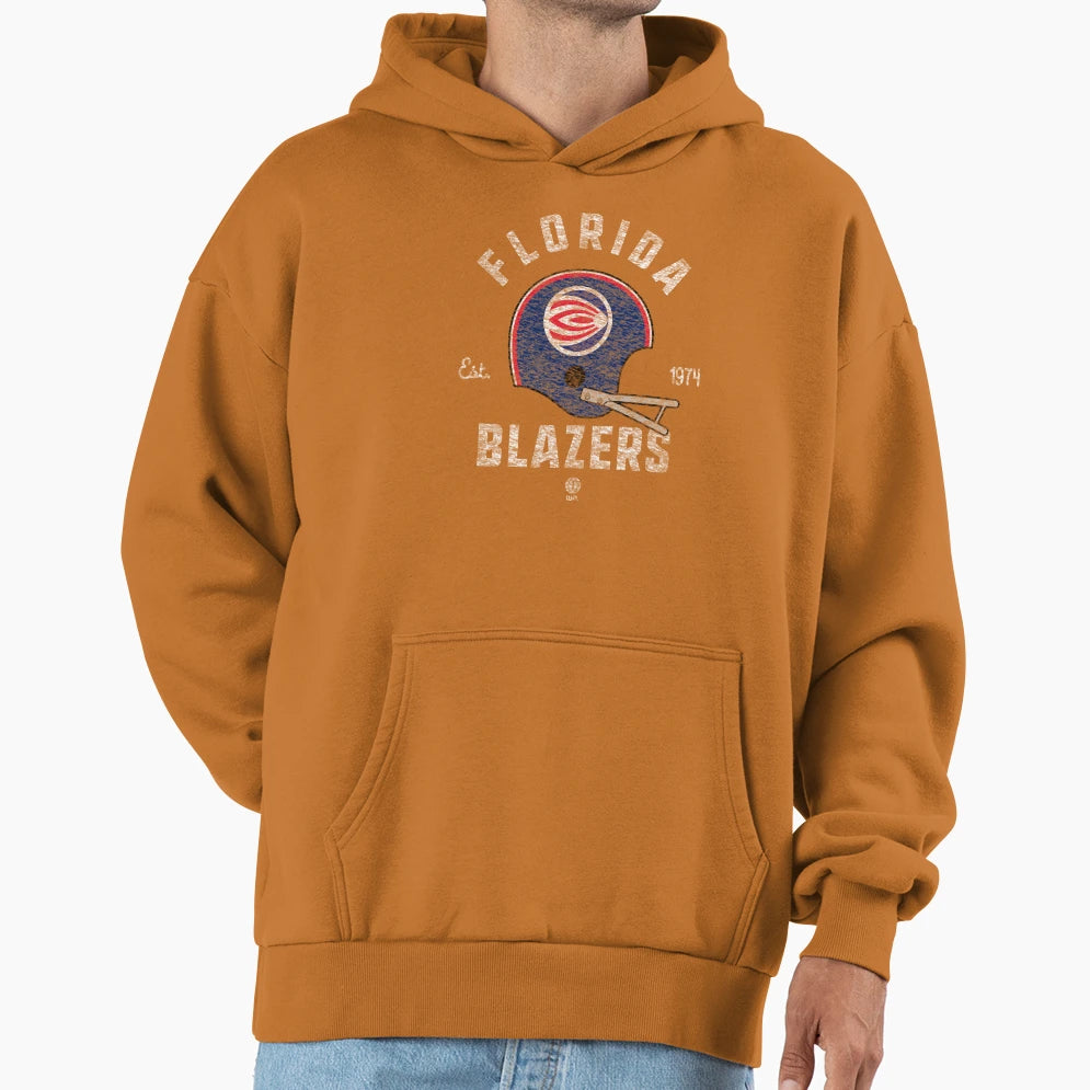 Defunct Series Florida Blazers Hoodie - Fun Novelty Design Men Women - T-Shirt, Sweatshirt, Hoodie