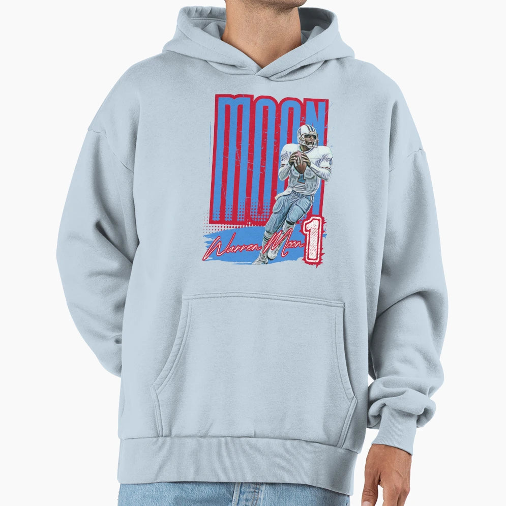 Warren Moon Hoodie - Fun Novelty Design Men Women - T-Shirt, Sweatshirt, Hoodie