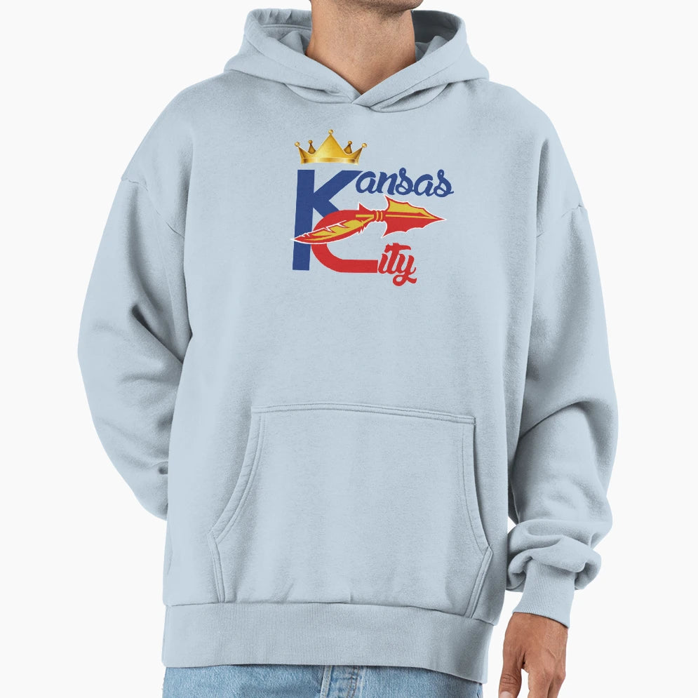 Kansas City Sports Hybrid Fan Gift Hoodie - Minimalist Print for Adults - T-Shirt, Sweatshirt, Hoodie