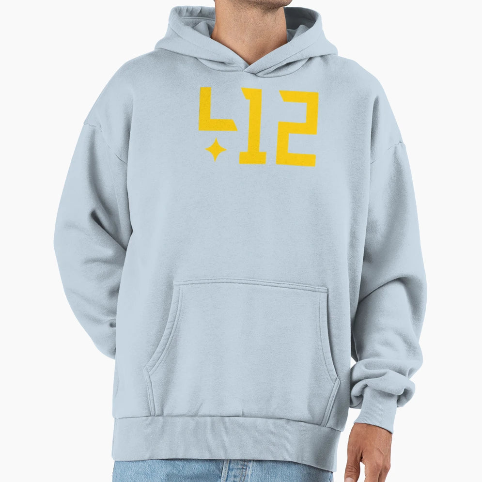 Best Selling 412 Pittsburgh T-Shirt - Trendy Graphic for Adults - T-Shirt, Sweatshirt, Hoodie