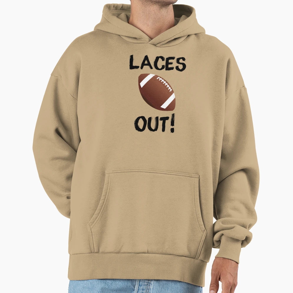 Laces Out Hoodie - Fun Novelty Design for Adults - T-Shirt, Sweatshirt, Hoodie
