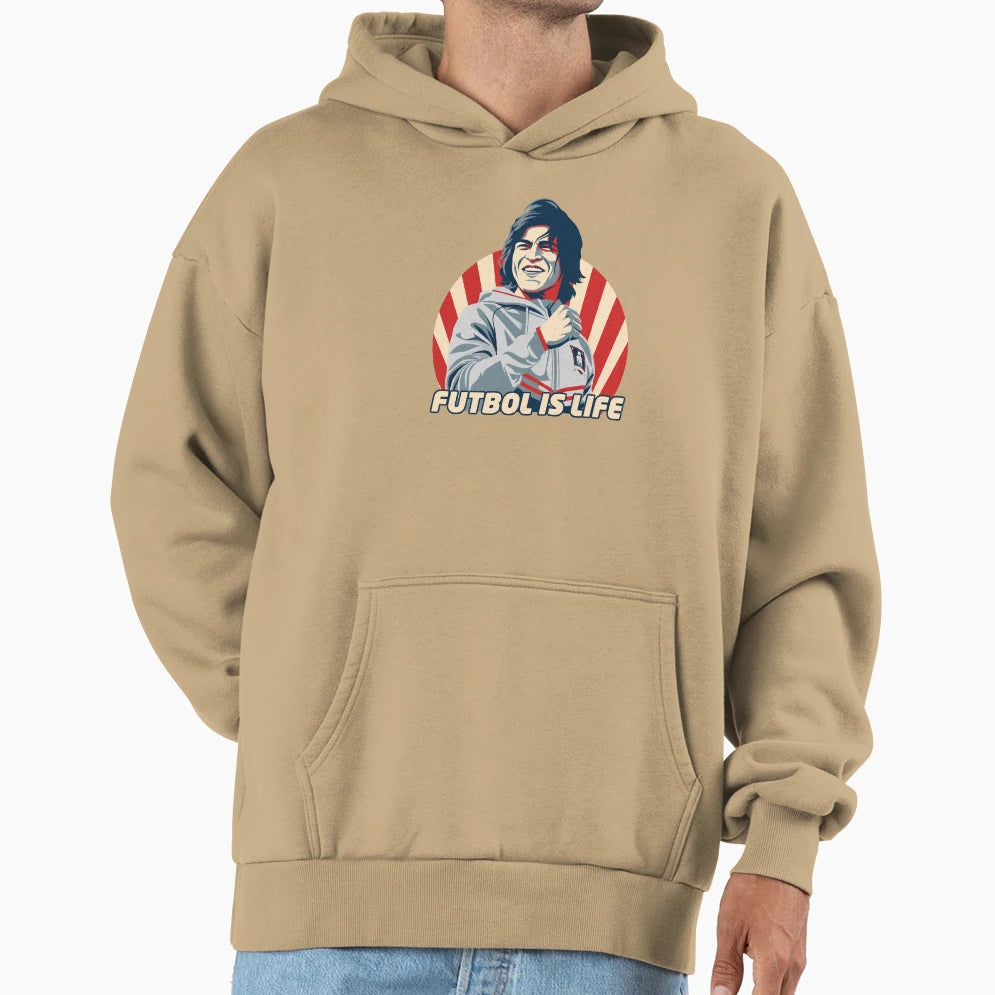 Futbol Is Life Hoodie - Unique Graphic Men Women - T-Shirt, Sweatshirt, Hoodie