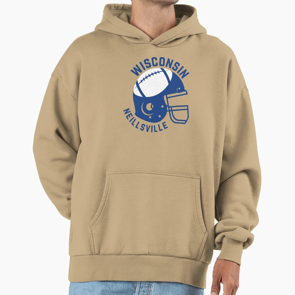 Wisconsin Neillsville Football Hoodie - Streetwear Style Unisex - T-Shirt, Sweatshirt, Hoodie